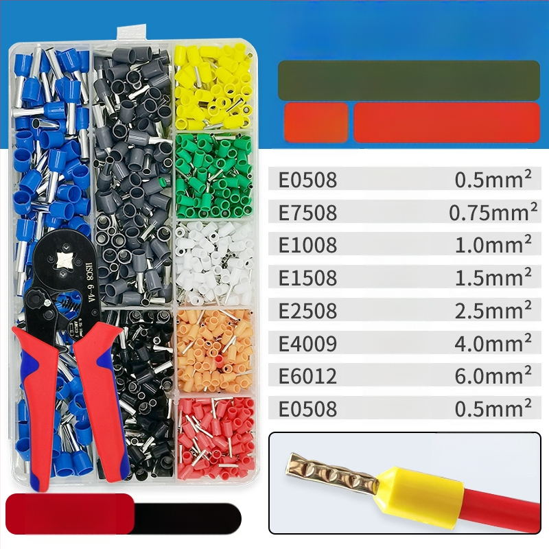 Fanlian VE toru-tüüpi eelisolatsiooni terminalide komplekt, Euroopa stiilis pistikutüüp, külmpressitud vaskühendused, terminalide kastikomplekt