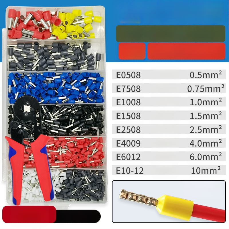 Fanlian VE toru-tüüpi eelisolatsiooni terminalide komplekt, Euroopa stiilis pistikutüüp, külmpressitud vaskühendused, terminalide kastikomplekt