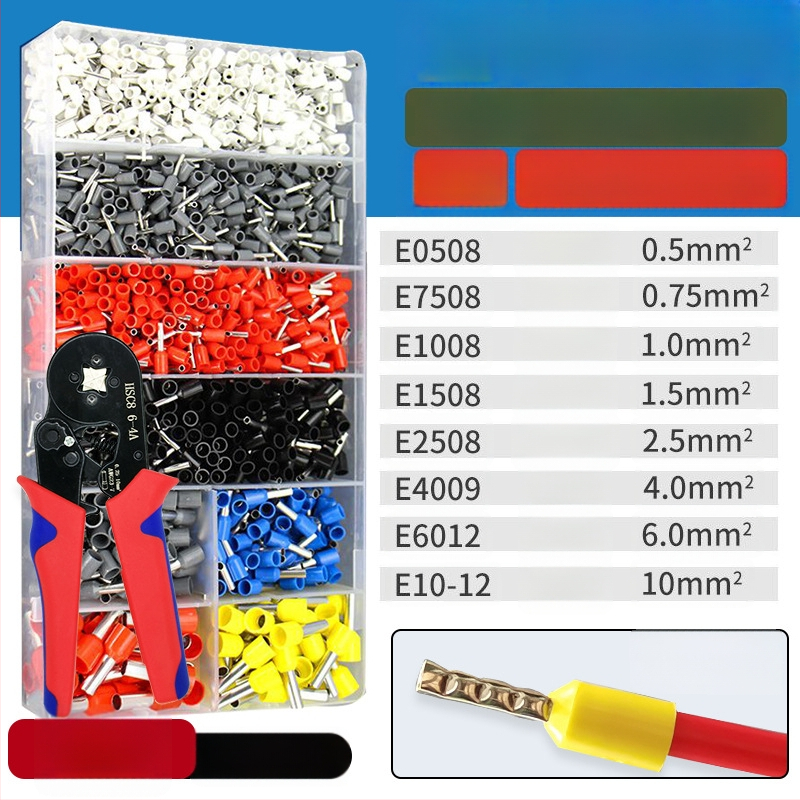 Fanlian VE toru-tüüpi eelisolatsiooni terminalide komplekt, Euroopa stiilis pistikutüüp, külmpressitud vaskühendused, terminalide kastikomplekt