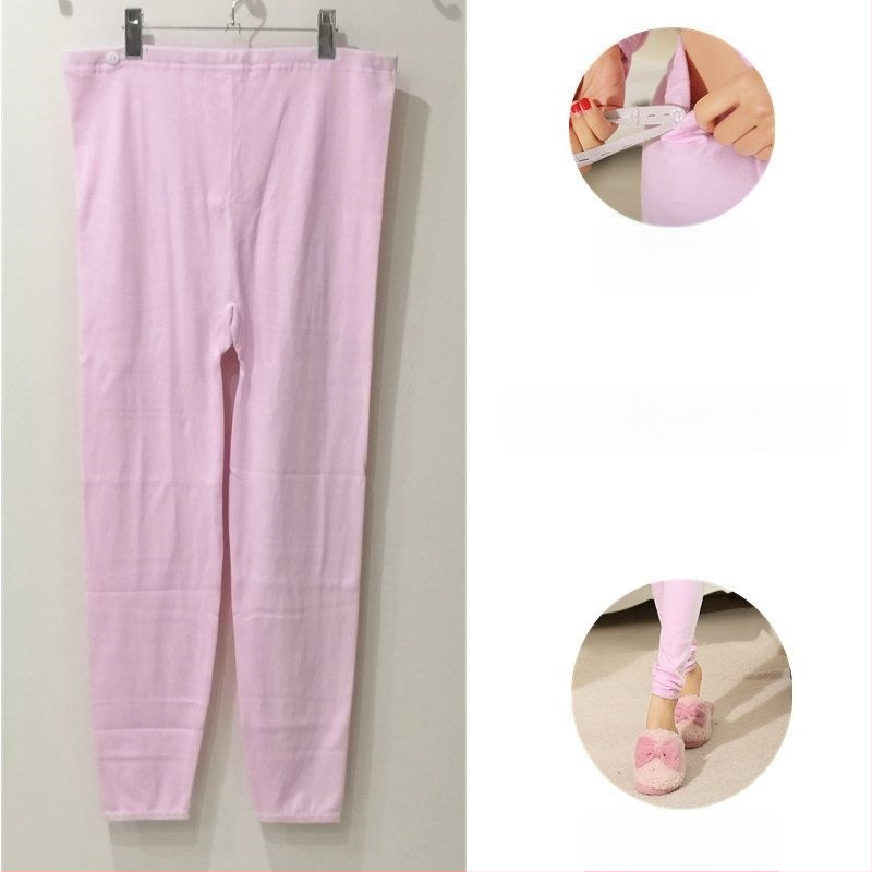 Kokvilnas grūtnieču bikses ar vēdera atbalstu, brīvs piegriezums, ≥95% kokvilna, rudens-ziemas stils