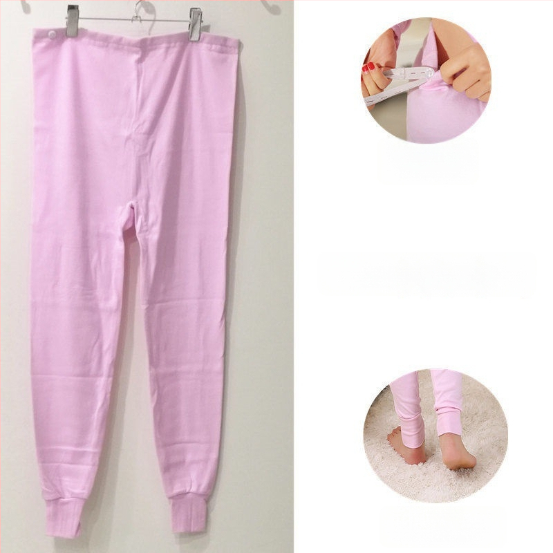 Kokvilnas grūtnieču bikses ar vēdera atbalstu, brīvs piegriezums, ≥95% kokvilna, rudens-ziemas stils