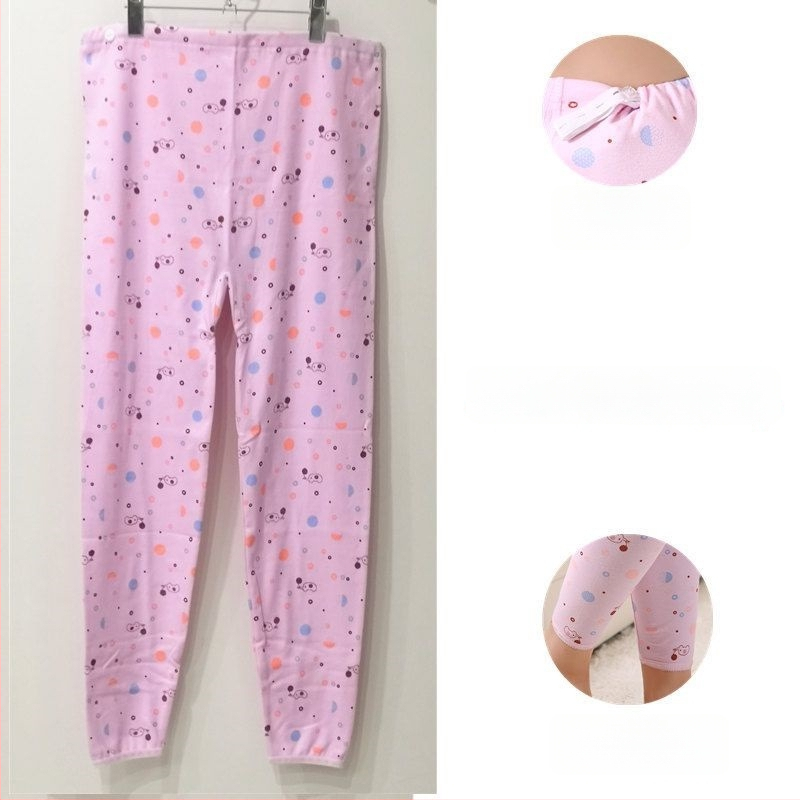 Kokvilnas grūtnieču bikses ar vēdera atbalstu, brīvs piegriezums, ≥95% kokvilna, rudens-ziemas stils