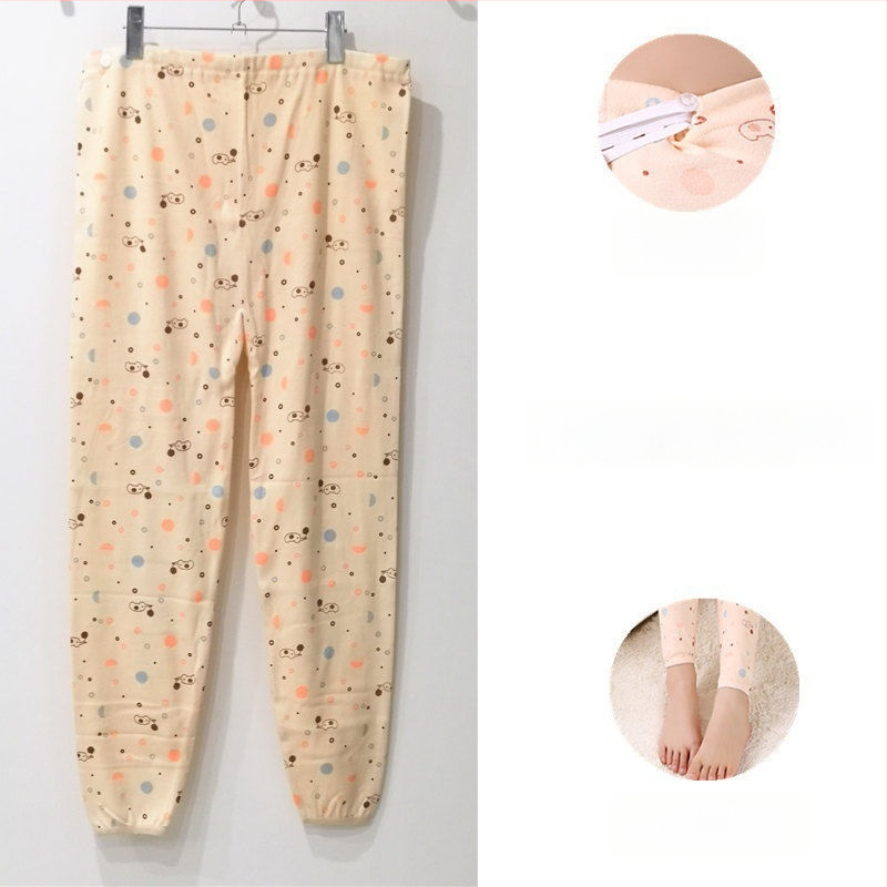 Kokvilnas grūtnieču bikses ar vēdera atbalstu, brīvs piegriezums, ≥95% kokvilna, rudens-ziemas stils