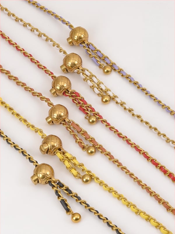 Feiqian táskapánt/válltáska pánt – fém lánc, csíkos minta, 2023 tavasz, városi egyszerű stílus