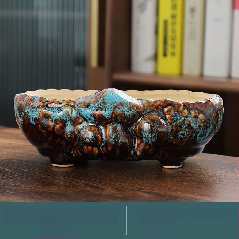 Keramički ručno izrađeni lonac za sukulente – Really Good, domaći proizvod