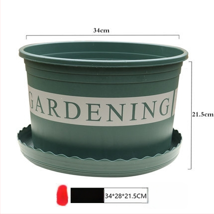 Plastična cvjetna posuda za podnu upotrebu, pastoralnog stila, za kućno vrtlarenje