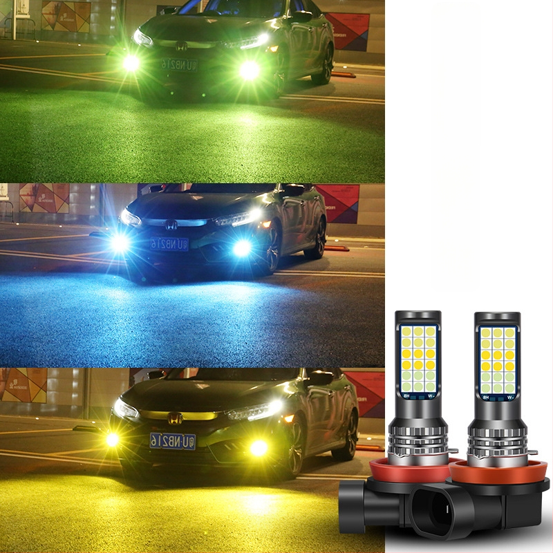 Priekinė miglų žibintas automobiliui H11/H8/9005/9006, LED 3030, 20W, 12-24V