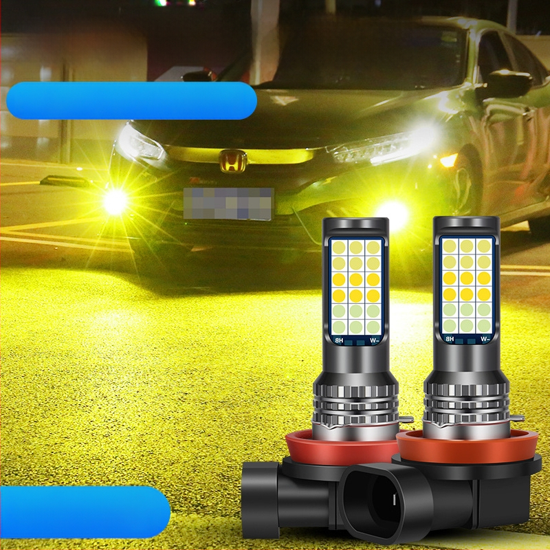 Priekinė miglų žibintas automobiliui H11/H8/9005/9006, LED 3030, 20W, 12-24V