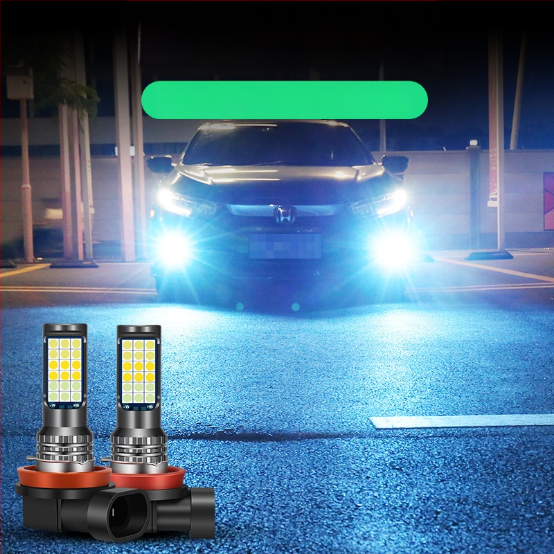 Priekinė miglų žibintas automobiliui H11/H8/9005/9006, LED 3030, 20W, 12-24V
