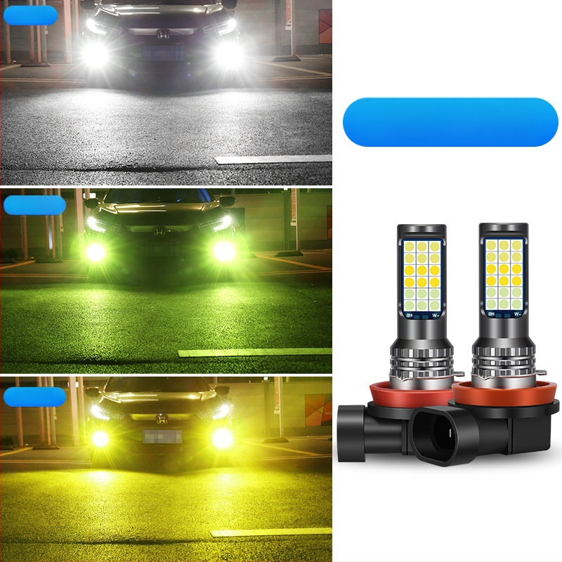 Priekinė miglų žibintas automobiliui H11/H8/9005/9006, LED 3030, 20W, 12-24V