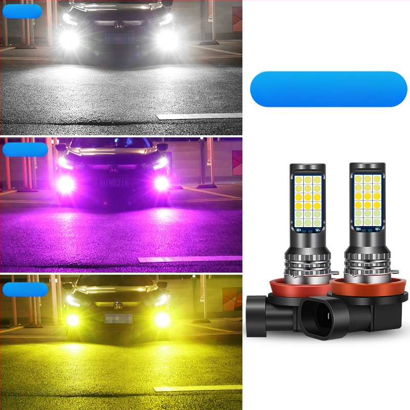 Priekinė miglų žibintas automobiliui H11/H8/9005/9006, LED 3030, 20W, 12-24V