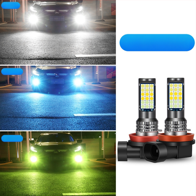 Priekinė miglų žibintas automobiliui H11/H8/9005/9006, LED 3030, 20W, 12-24V