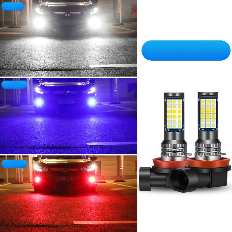 Priekinė miglų žibintas automobiliui H11/H8/9005/9006, LED 3030, 20W, 12-24V