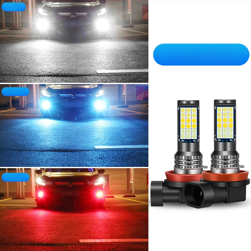 Priekinė miglų žibintas automobiliui H11/H8/9005/9006, LED 3030, 20W, 12-24V