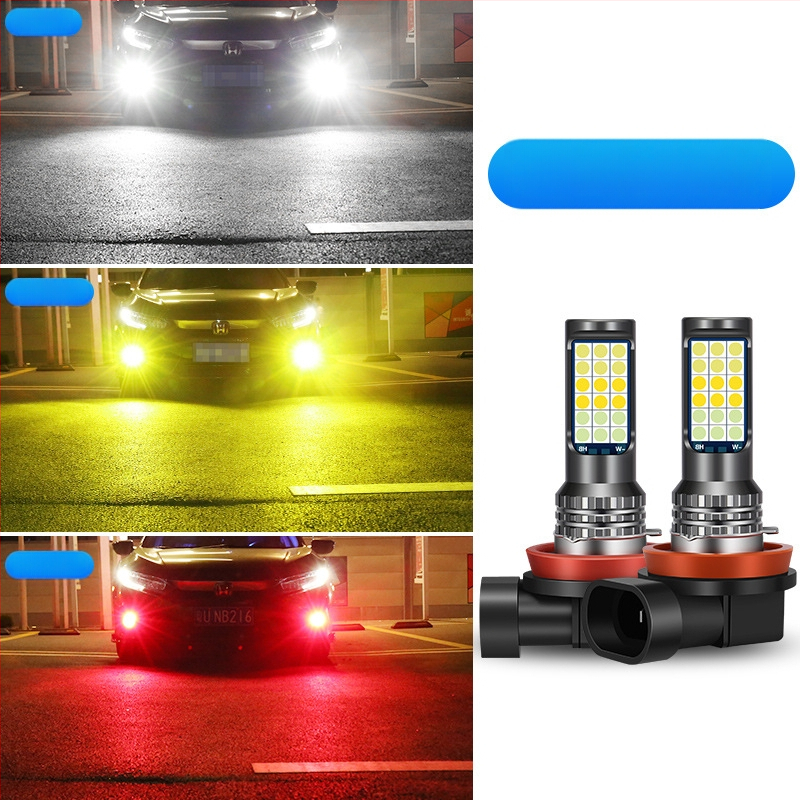 Priekinė miglų žibintas automobiliui H11/H8/9005/9006, LED 3030, 20W, 12-24V