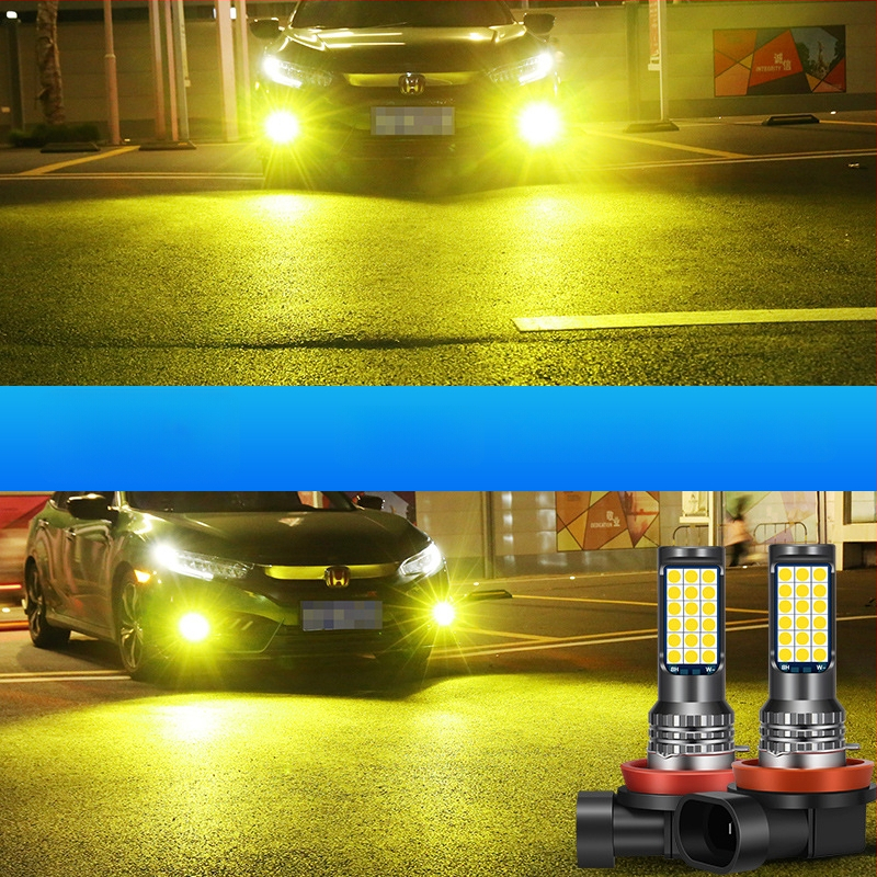 Priekinė miglų žibintas automobiliui H11/H8/9005/9006, LED 3030, 20W, 12-24V