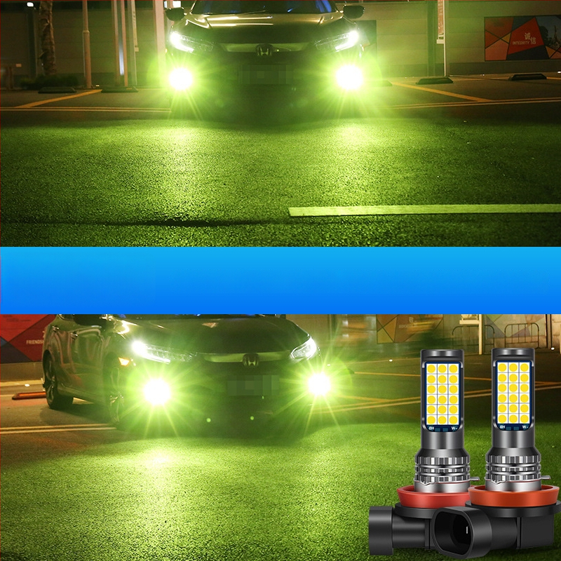 Priekinė miglų žibintas automobiliui H11/H8/9005/9006, LED 3030, 20W, 12-24V