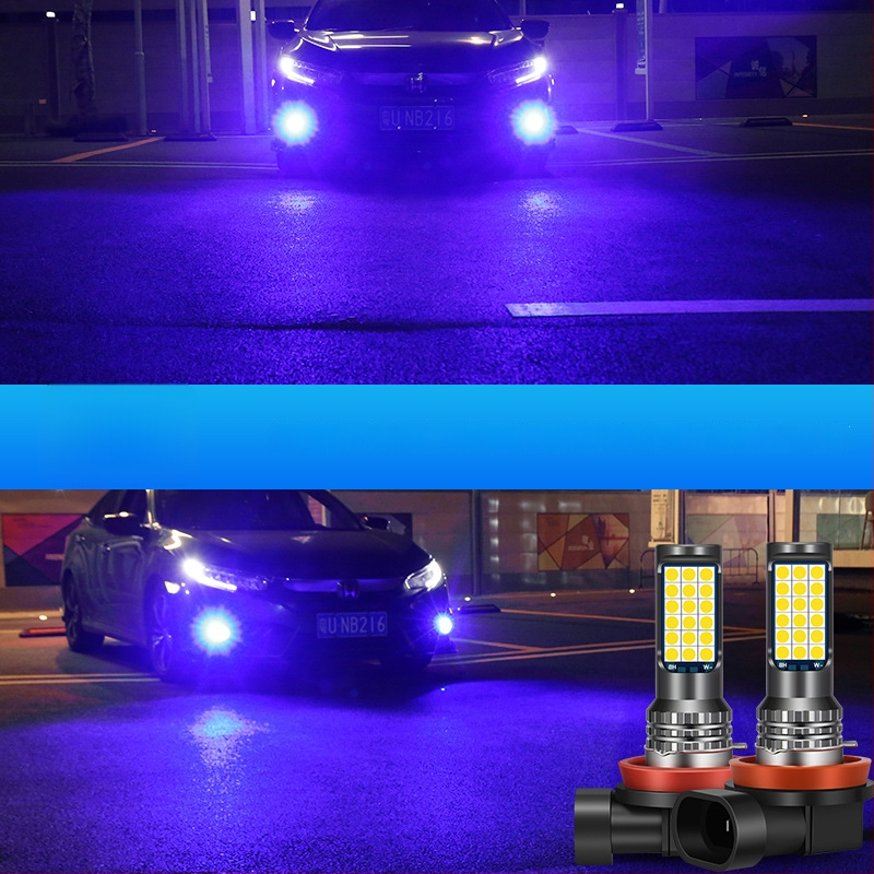 Priekinė miglų žibintas automobiliui H11/H8/9005/9006, LED 3030, 20W, 12-24V