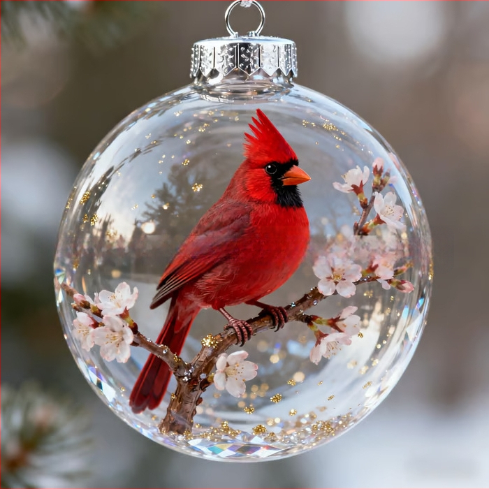 Akrilni viseći ukrasni darovni set za božićno drvce – moderni minimalistički stil, rezanje, injekcijsko oblikovanje