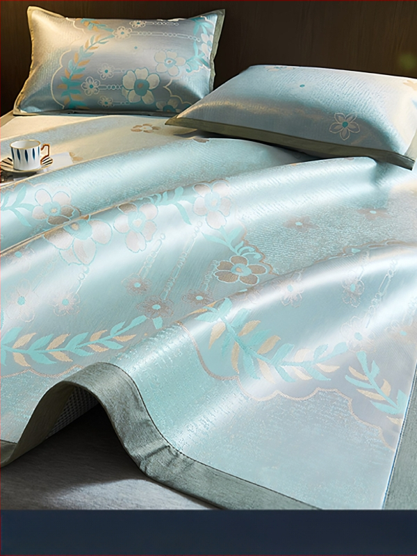 Ice Silk hlađenjeći madrac set, tri dijela, bambus + Ice Silk, sklopiv, periv, ljeto