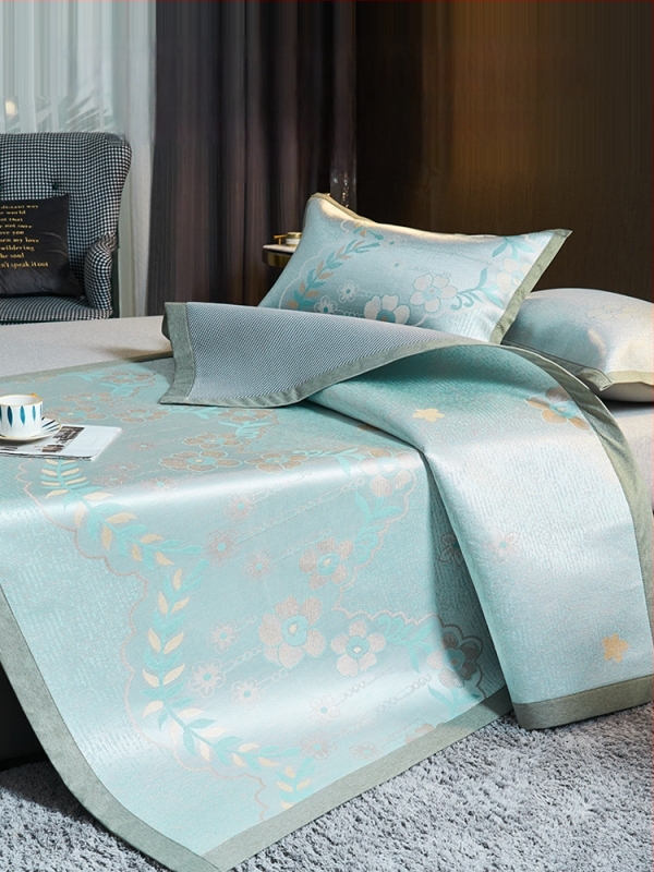 Ice Silk hlađenjeći madrac set, tri dijela, bambus + Ice Silk, sklopiv, periv, ljeto