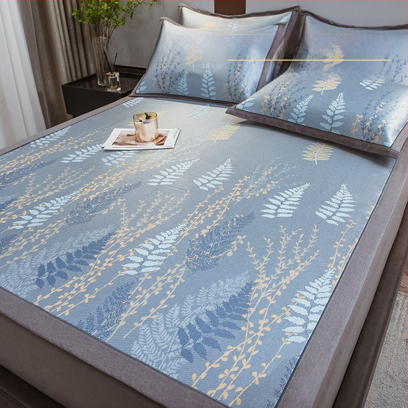 Ice Silk hlađenjeći madrac set, tri dijela, bambus + Ice Silk, sklopiv, periv, ljeto