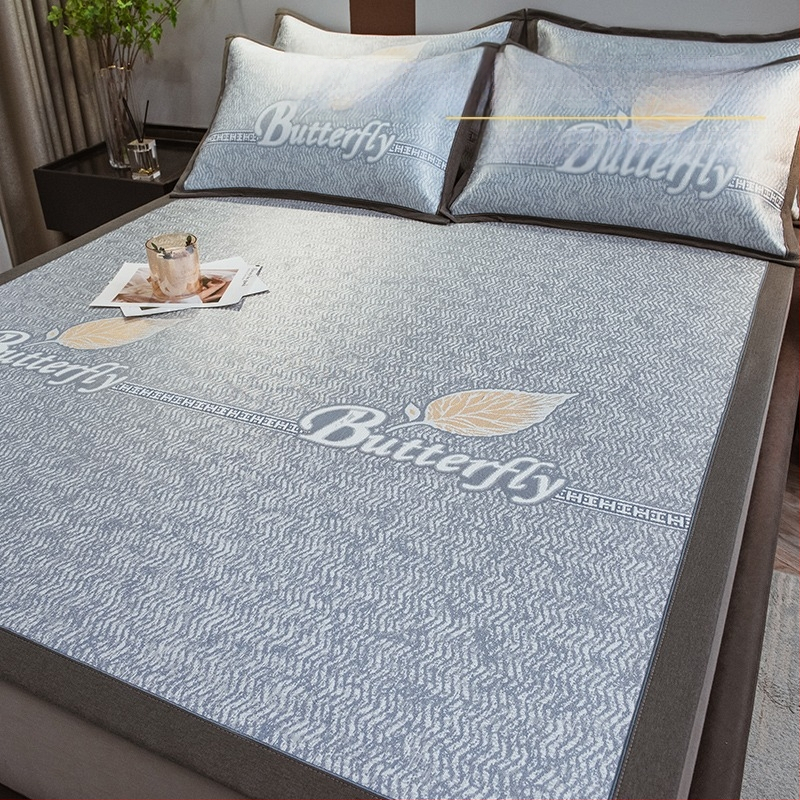 Ice Silk hlađenjeći madrac set, tri dijela, bambus + Ice Silk, sklopiv, periv, ljeto