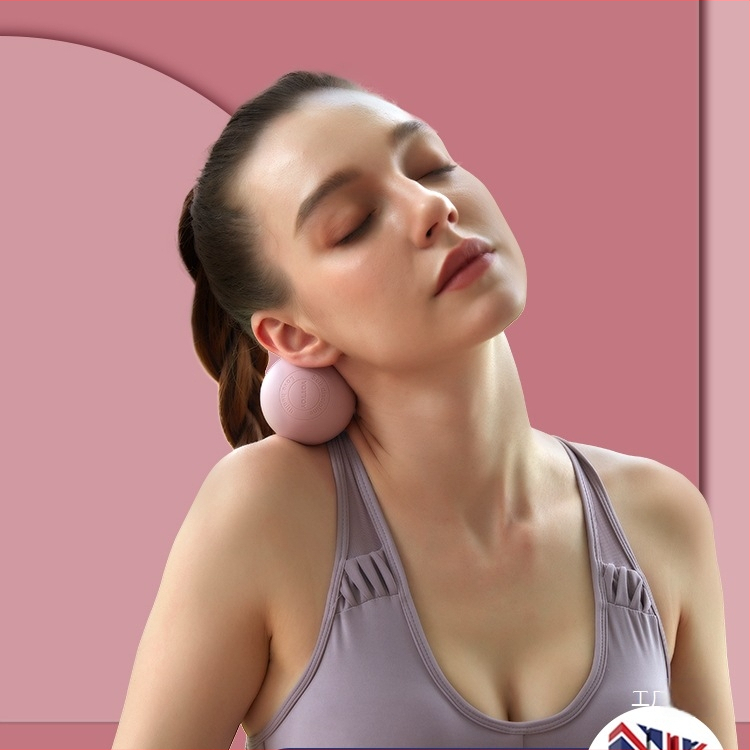 Fasijas bumba plantar masāžai, muskuļu atslābināšanai, lāpstiņu un kakla masāžai — līdzeklis fitnesam un jogai