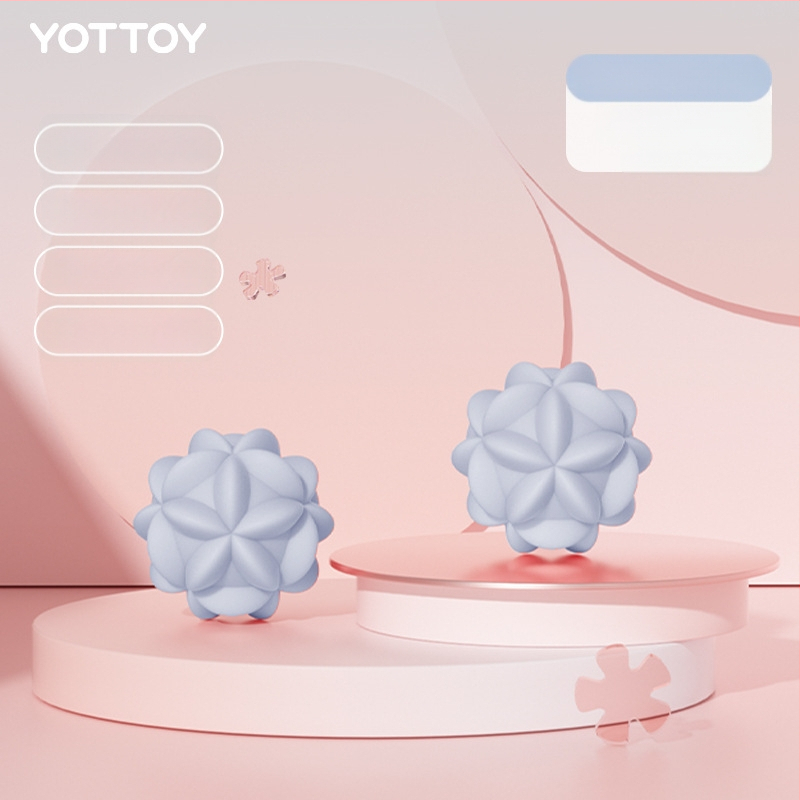 Fasijas bumba plantar masāžai, muskuļu atslābināšanai, lāpstiņu un kakla masāžai — līdzeklis fitnesam un jogai