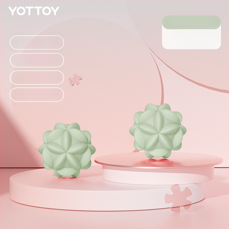 Fasijas bumba plantar masāžai, muskuļu atslābināšanai, lāpstiņu un kakla masāžai — līdzeklis fitnesam un jogai