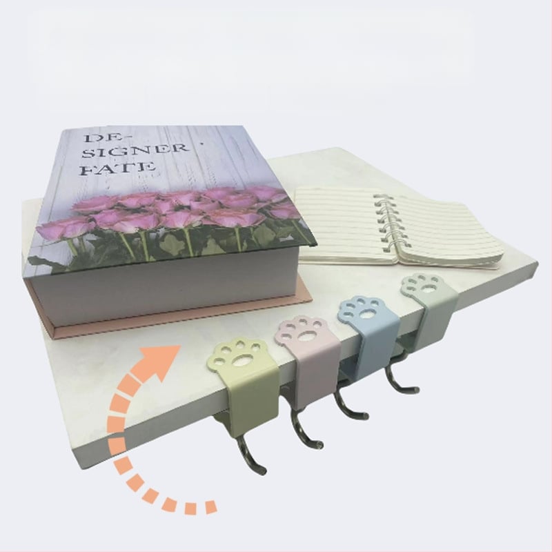 Hao Ming željezni držač za torbu za stol – uklonjivi, držač na rubu stola, jedan kuk, moderni jednostavan stil, nosivost iznad 30 kg