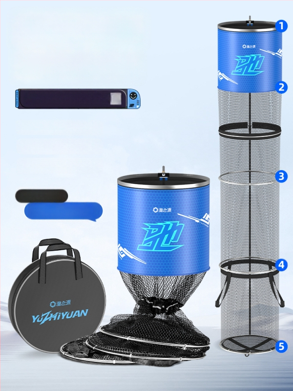 Mrežasta torba za ribolov za divlji ribolov, brzo sušeća torba za živu ribu za male ribe