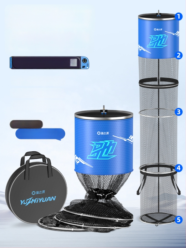 Mrežasta torba za ribolov za divlji ribolov, brzo sušeća torba za živu ribu za male ribe