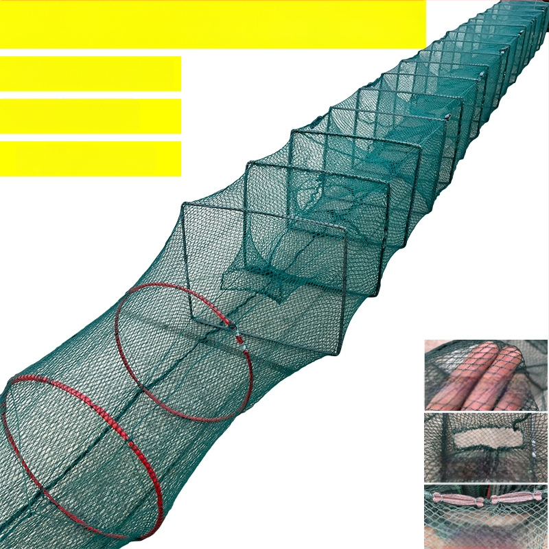 Shensen Zemljana mreža za ribu i škamp – automatsko sklopiva mreža za ribolov, marka Shensen, podrijetlo Kina, lansirano u proljeće 2023