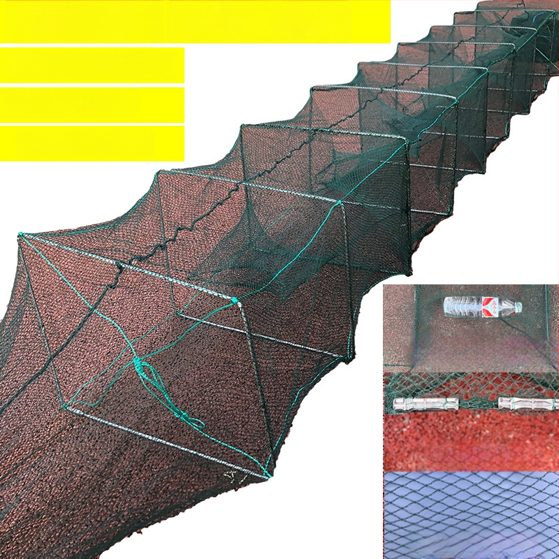 Shensen Zemljana mreža za ribu i škamp – automatsko sklopiva mreža za ribolov, marka Shensen, podrijetlo Kina, lansirano u proljeće 2023