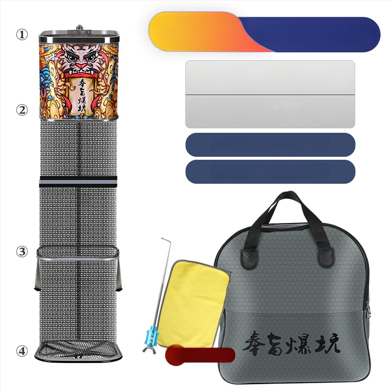 Kalapüügi kaitse – nailonvõrk-kott, kaasaskantav, kokkupandav, kiiresti kuivav