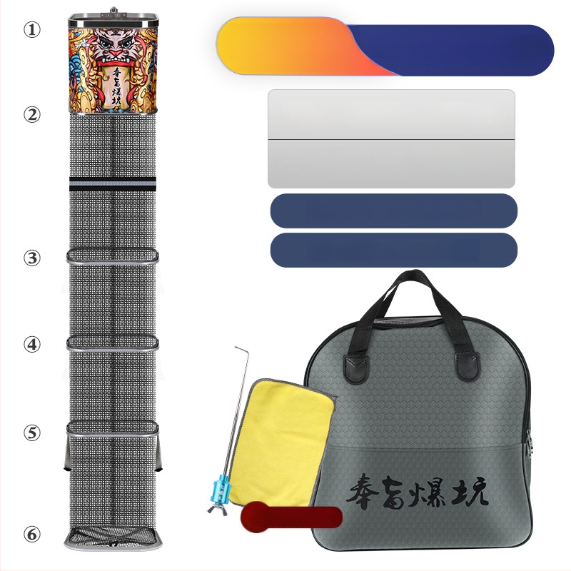 Kalapüügi kaitse – nailonvõrk-kott, kaasaskantav, kokkupandav, kiiresti kuivav