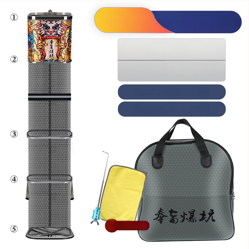 Kalapüügi kaitse – nailonvõrk-kott, kaasaskantav, kokkupandav, kiiresti kuivav