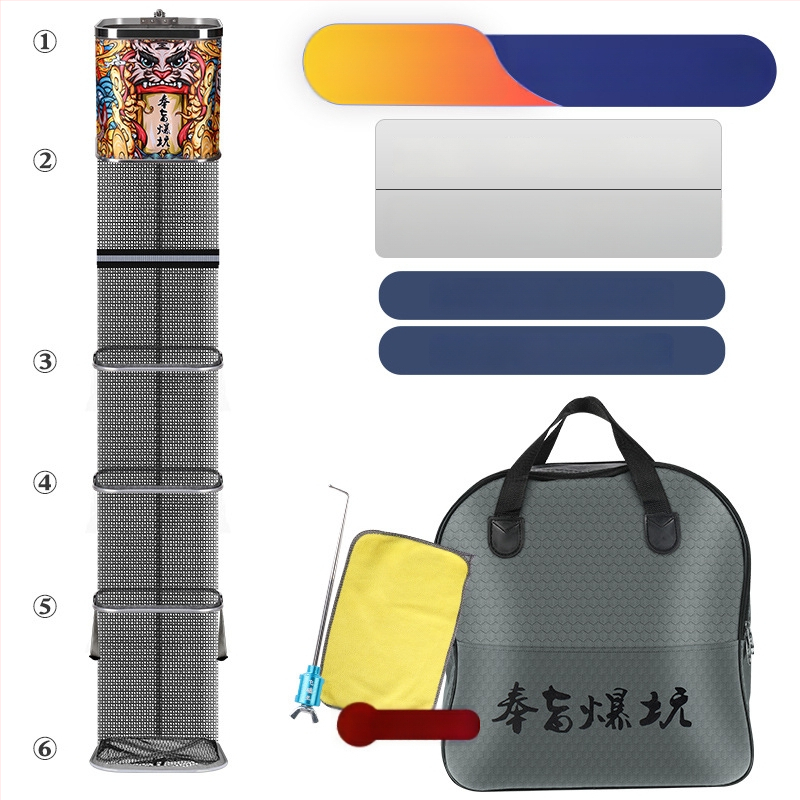 Kalapüügi kaitse – nailonvõrk-kott, kaasaskantav, kokkupandav, kiiresti kuivav