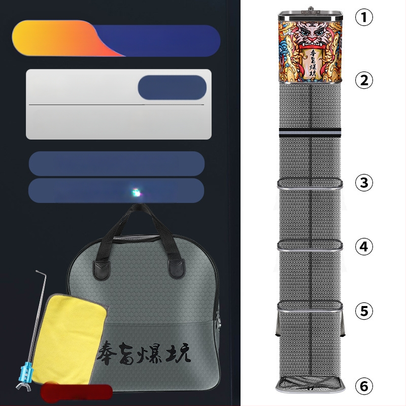 Kalapüügi kaitse – nailonvõrk-kott, kaasaskantav, kokkupandav, kiiresti kuivav