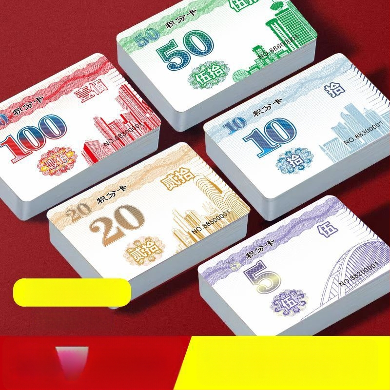 Tablă de scor pentru Mahjong și jocuri de cărți — plastic ABS, protecție anti-contrafacere, finisaj mat, rezistent la apă, uzură