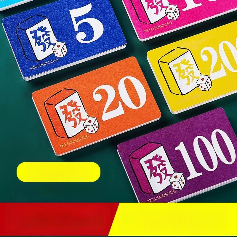 Tablă de scor pentru Mahjong și jocuri de cărți — plastic ABS, protecție anti-contrafacere, finisaj mat, rezistent la apă, uzură