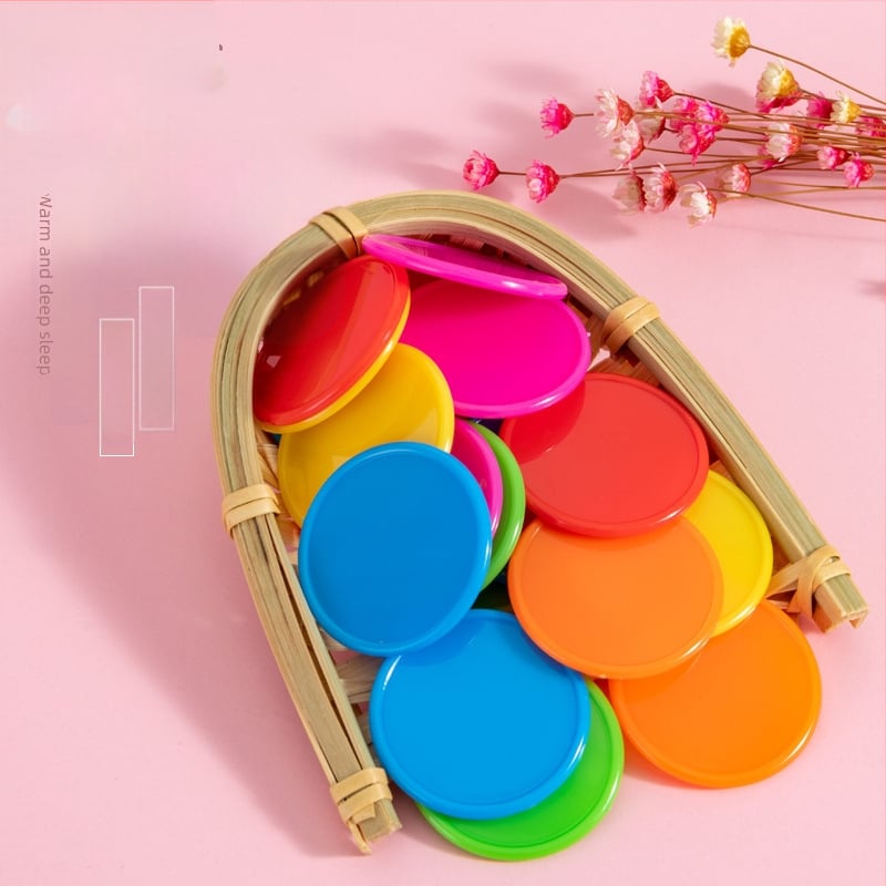 Jetoane educaționale - Monede circulare din plastic pentru premii la grădiniță (fără personalizare)