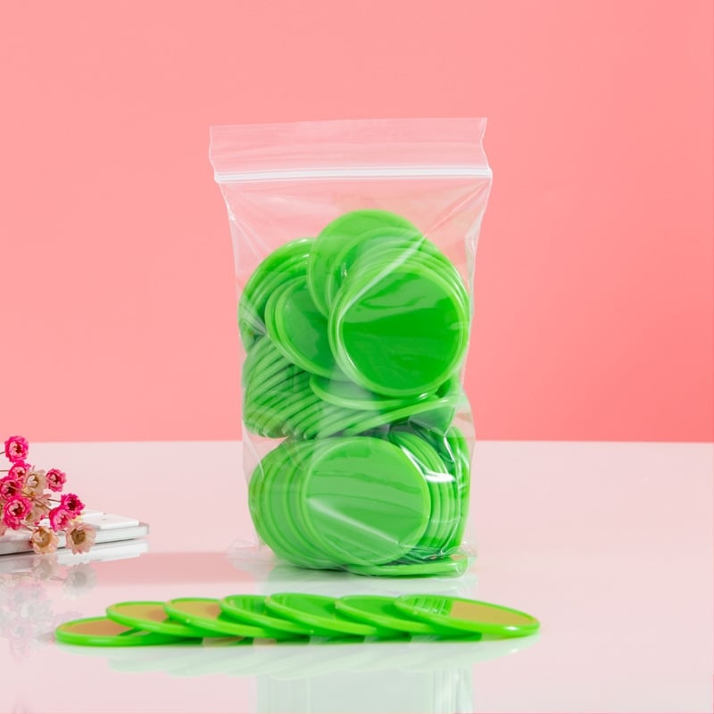 Jetoane educaționale - Monede circulare din plastic pentru premii la grădiniță (fără personalizare)