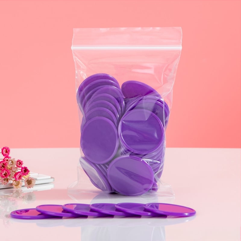 Jetoane educaționale - Monede circulare din plastic pentru premii la grădiniță (fără personalizare)