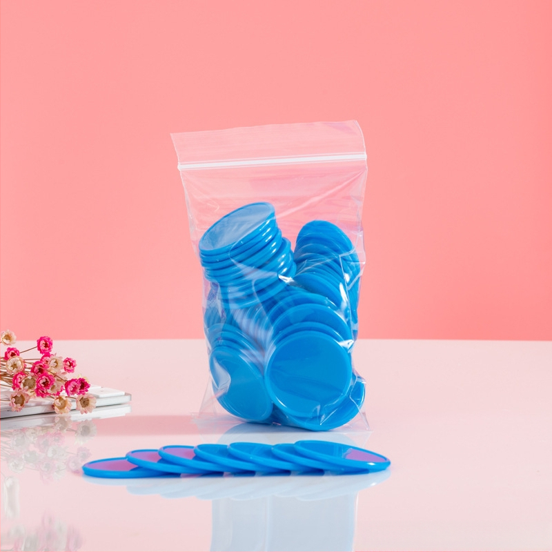 Jetoane educaționale - Monede circulare din plastic pentru premii la grădiniță (fără personalizare)