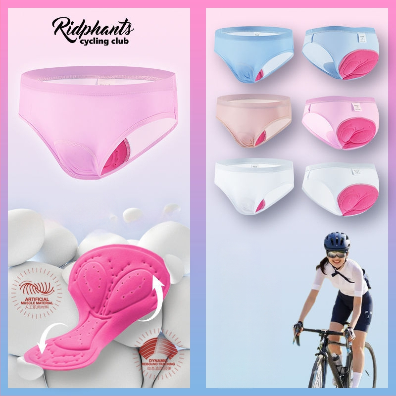 RIDPHANTS Universalūs dviračių apatinių su trikampiu silikoniniu įdėklu – greitas džiūvimas, drėgmės sugėrimas, kvėpuojantis pavasario važiavimams