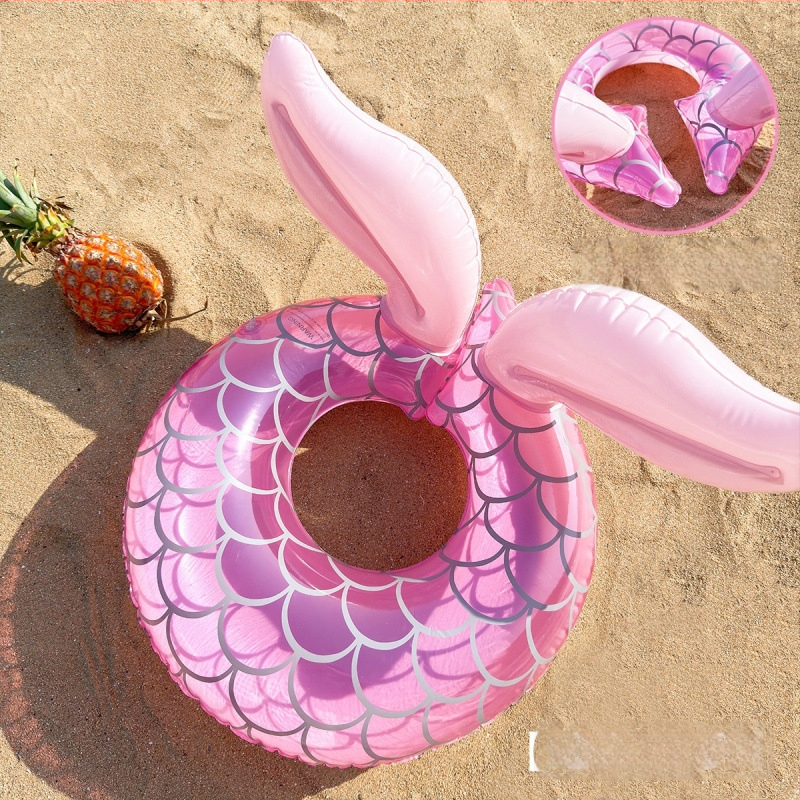 Bērnu peldringas gredzens, PVC, viendabīgs raksts, piemērots peldēšanai un staigāšanai pa ūdeni