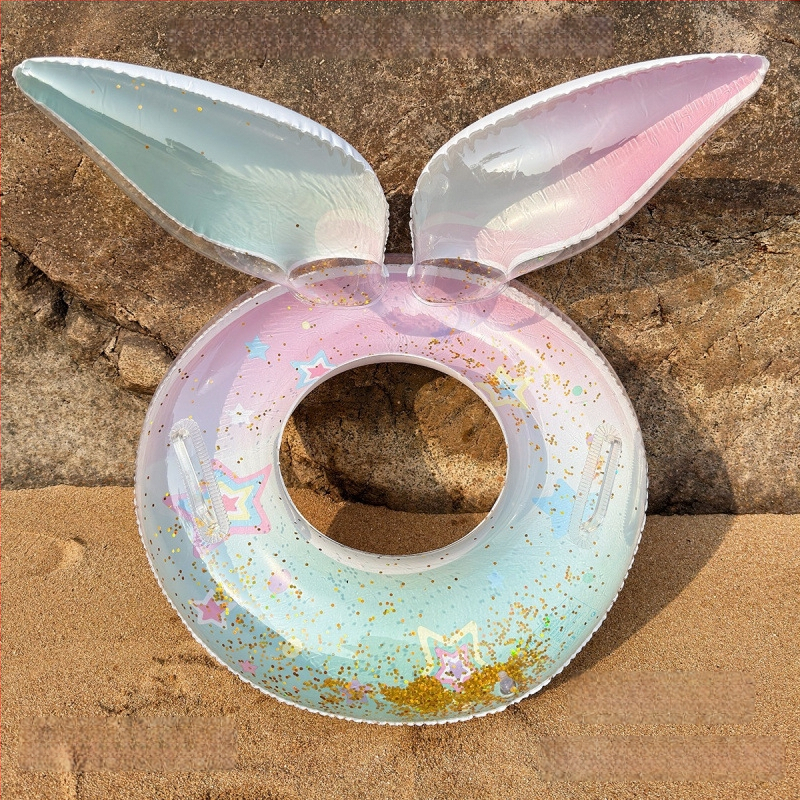 Bērnu peldringas gredzens, PVC, viendabīgs raksts, piemērots peldēšanai un staigāšanai pa ūdeni