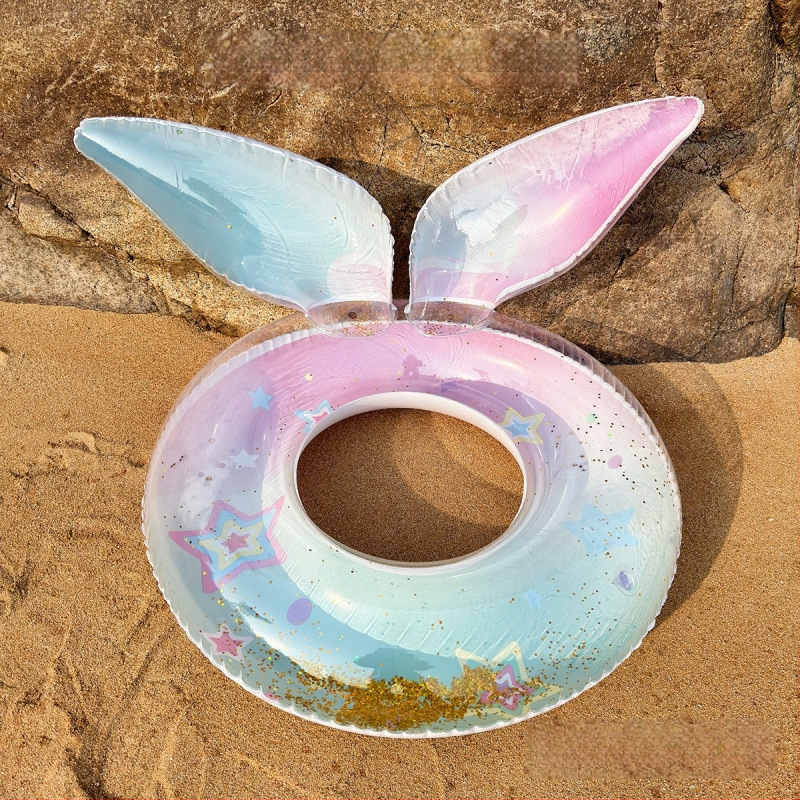 Bērnu peldringas gredzens, PVC, viendabīgs raksts, piemērots peldēšanai un staigāšanai pa ūdeni